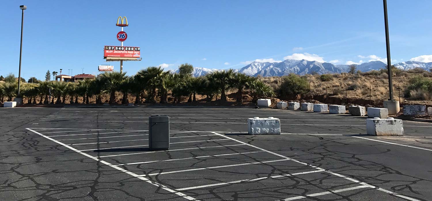 pump dump parking gas station mesquite nv